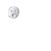 Produktbild för GROHE Grohtherm Smartcontrol Inbyggd termostat med två venti...