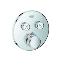 Produktbild för GROHE Grohtherm Smartcontrol Inbyggd termostat med två venti...