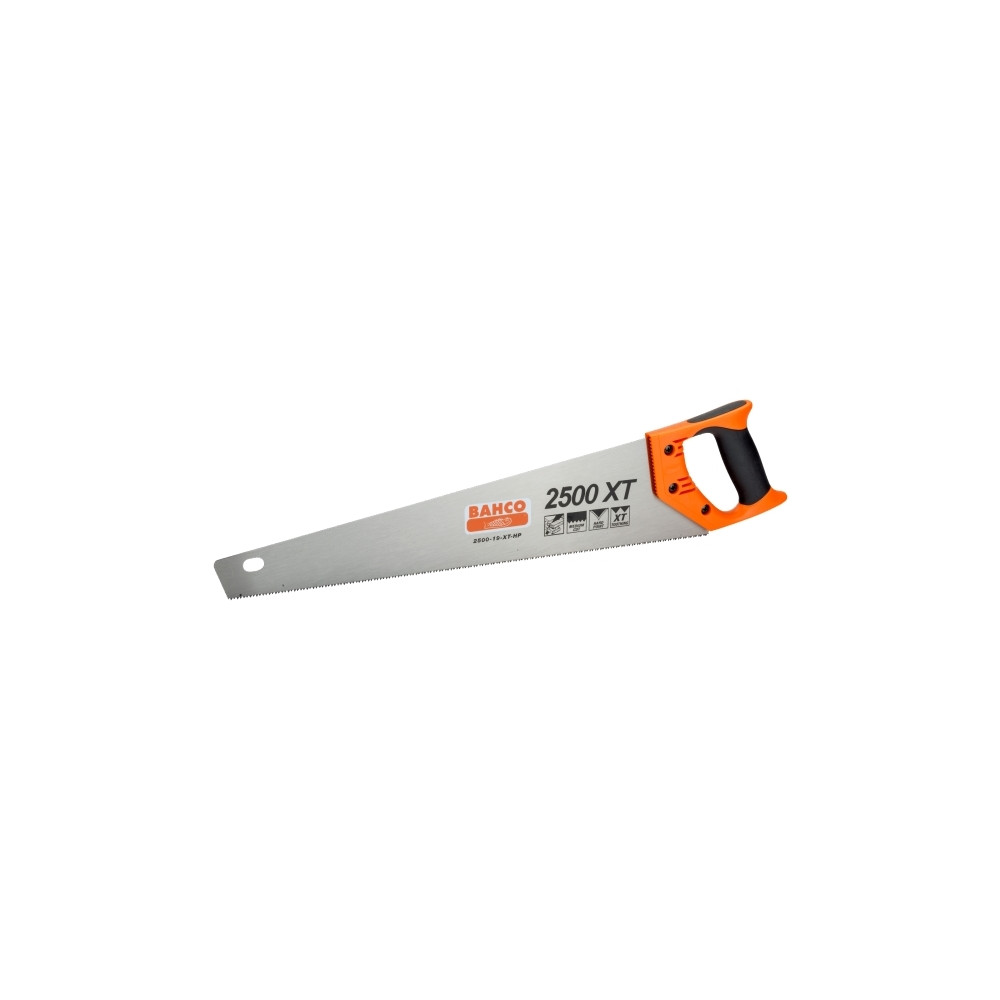 Produktbild för Bahco 2500-22-XT-HP, Ryggsåg, Plast, Trä, Svart, Orange, Ros...