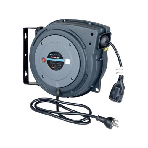 FLOWCONCEPT FLOWCONCEPT automatisk kabelupprullare IP42 3 x 1,5mm² x 20...