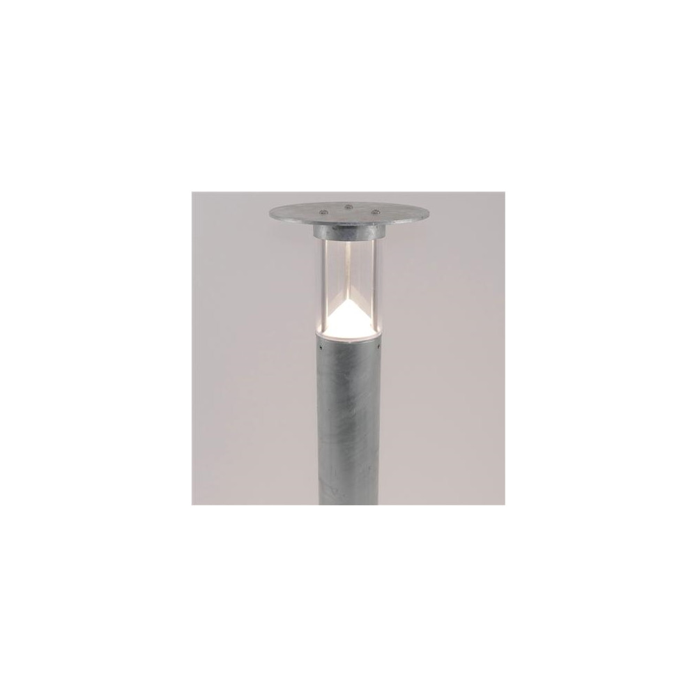 Produktbild för DeKaLED G5 pollare/armatur f/Ø133 mast galvaniserad LED DLM...