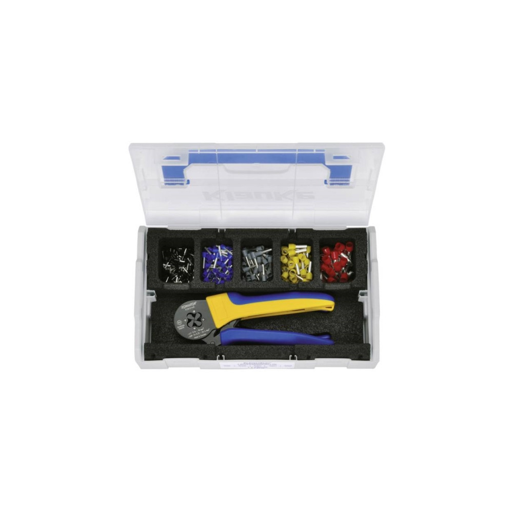 Produktbild för L-BOXX i plast med K3014K och isol. kabeländhylsor 1,5-10 mm...
