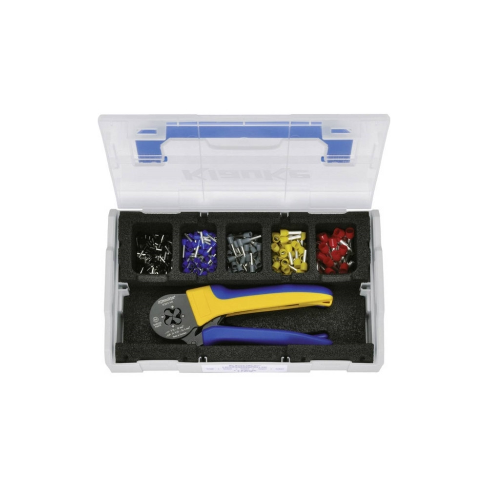 Produktbild för L-BOXX i plast med K3014K och isol. kabeländhylsor 1,5-10 mm...
