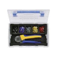 Produktbild för L-BOXX i plast med K3014K och isol. kabeländhylsor 1,5-10 mm...