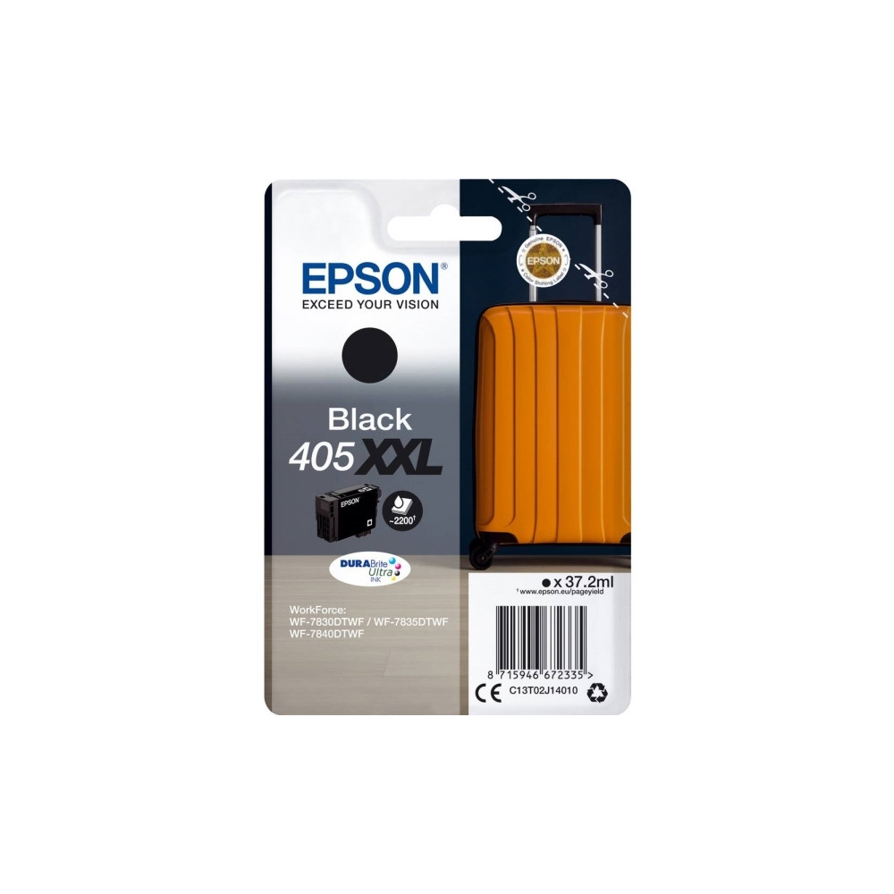 Produktbild för Epson 405XXL - XXL-storlek - svart - original - bläckpatron