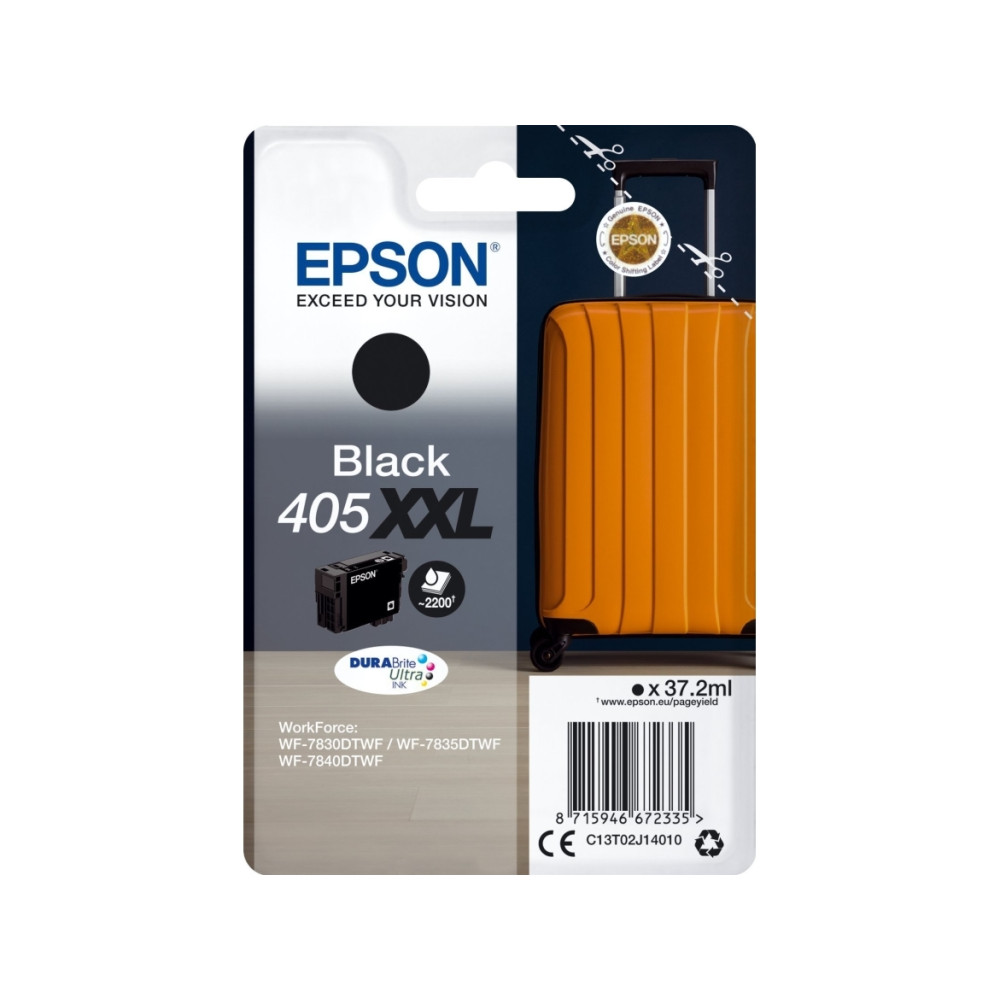 Produktbild för Epson 405XXL - XXL-storlek - svart - original - bläckpatron