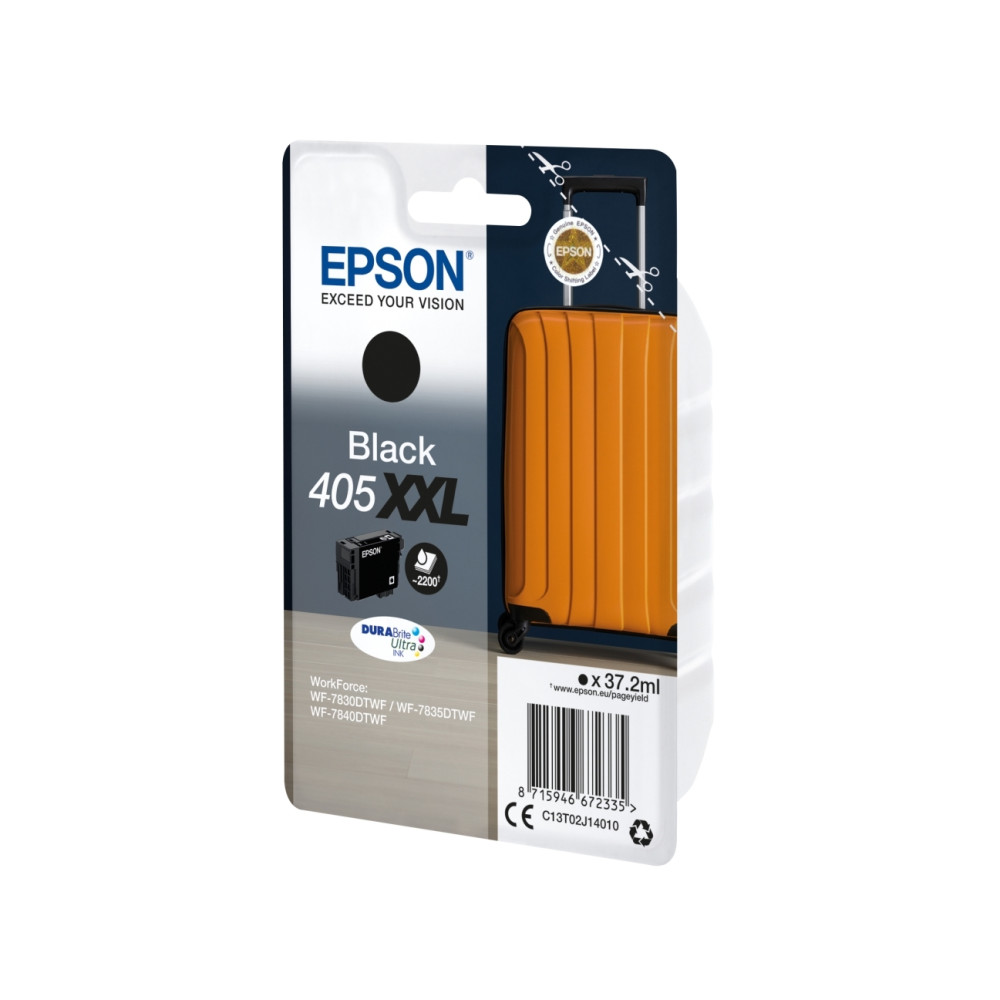 Produktbild för Epson 405XXL - XXL-storlek - svart - original - bläckpatron