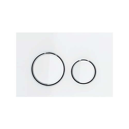 GEBERIT Geberit 115.884.SI.1, Spolplatta, Vit, Krom, Geberit, 246 mm...