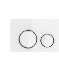 Produktbild för Geberit 115.884.SI.1, Spolplatta, Vit, Krom, Geberit, 246 mm...