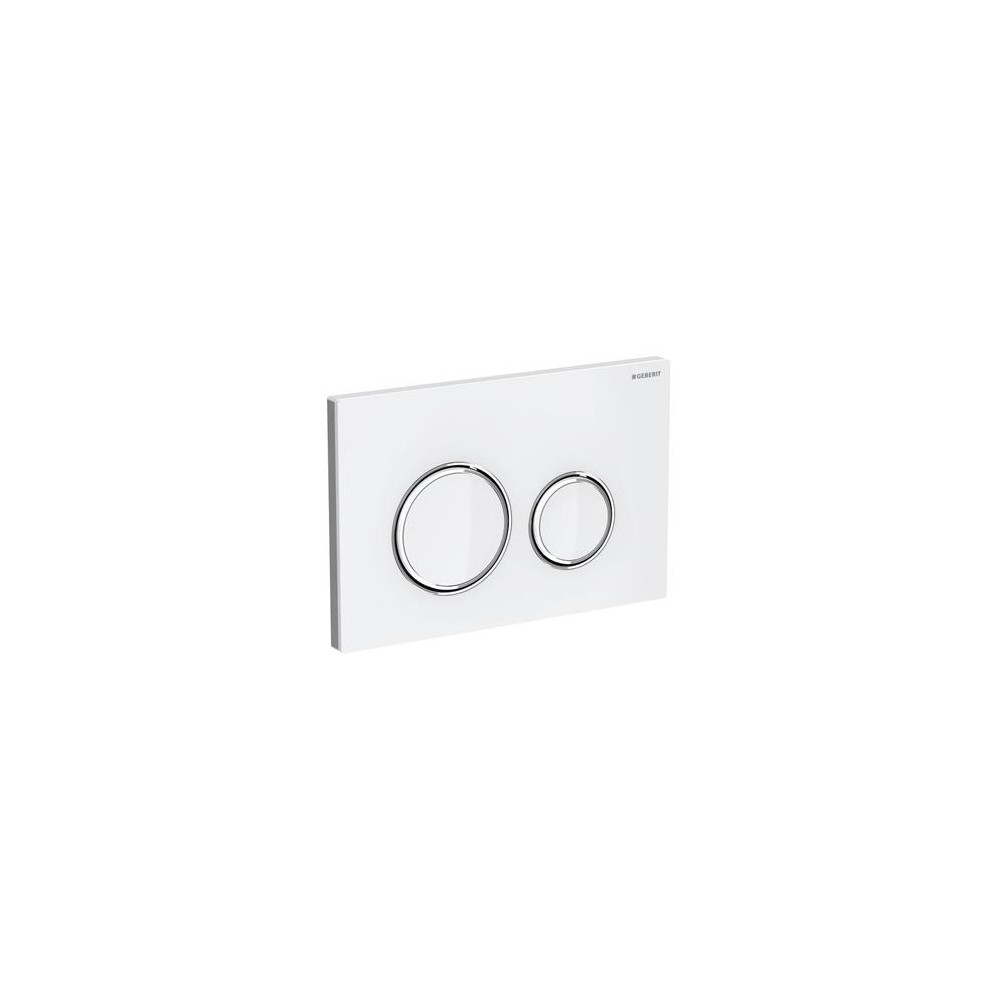 Produktbild för Geberit 115.884.SI.1, Spolplatta, Vit, Krom, Geberit, 246 mm...