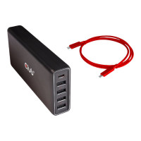 Produktbild för Club 3D - dockningsstation - USB-C 3.2 Gen 1 - VGA, HDMI, DP - 1GbE