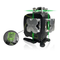 Produktbild för Elma Laser x360-4 med 4 st. 360 gröna linjer för extra synli...