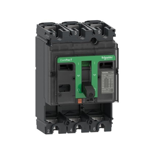 SCHNEIDER ELECTRIC Maximalbrytare utan strömrorg, ComPacT NSX250N, 50 kA vid 41...