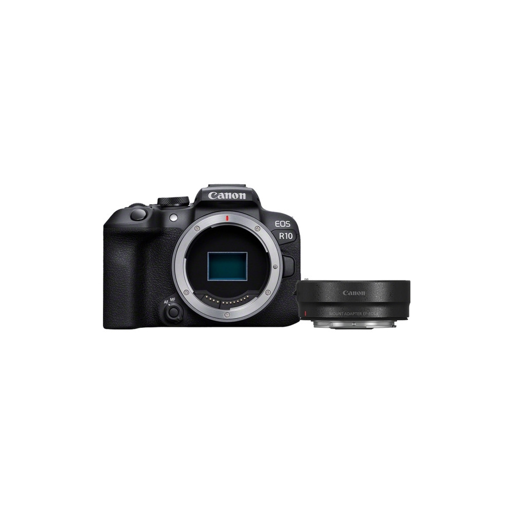 Produktbild för Canon EOS R10 - digitalkamera RF-S 18-45 mm F4,5-6,3 IS STM objektiv