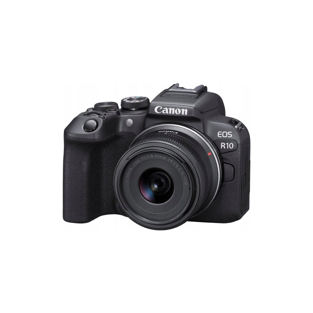 Produktbild för Canon EOS R10 - digitalkamera RF-S 18-45 mm F4,5-6,3 IS STM objektiv
