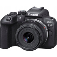 Produktbild för Canon EOS R10 - digitalkamera RF-S 18-45 mm F4,5-6,3 IS STM objektiv