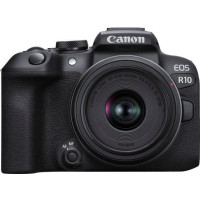 Produktbild för Canon EOS R10 - digitalkamera RF-S 18-45 mm F4,5-6,3 IS STM objektiv