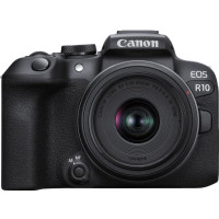 Produktbild för Canon EOS R10 - digitalkamera RF-S 18-45 mm F4,5-6,3 IS STM objektiv