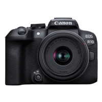 Produktbild för Canon EOS R10 - digitalkamera RF-S 18-45 mm F4,5-6,3 IS STM objektiv