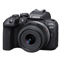 Produktbild för Canon EOS R10 - digitalkamera RF-S 18-45 mm F4,5-6,3 IS STM objektiv