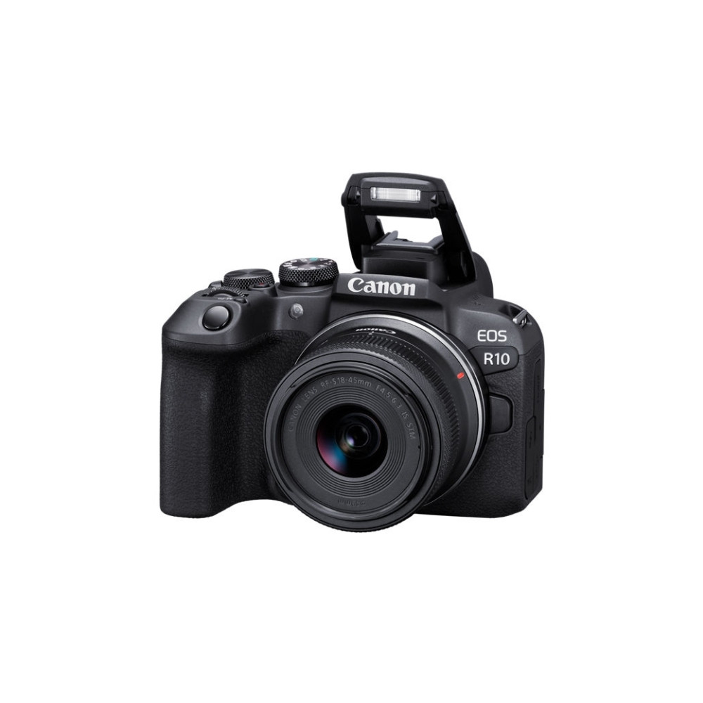 Produktbild för Canon EOS R10 - digitalkamera RF-S 18-45 mm F4,5-6,3 IS STM objektiv