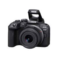 Produktbild för Canon EOS R10 - digitalkamera RF-S 18-45 mm F4,5-6,3 IS STM objektiv
