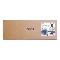 Produktbild för Sinox StandView TV-golvstativ med hjul och vridbar topp. 26"...