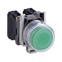 Produktbild för Schneider Electric XB4, Knapp, Grön, Not compatible with leg...