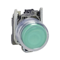 Produktbild för Schneider Electric XB4, Knapp, Grön, Not compatible with leg...