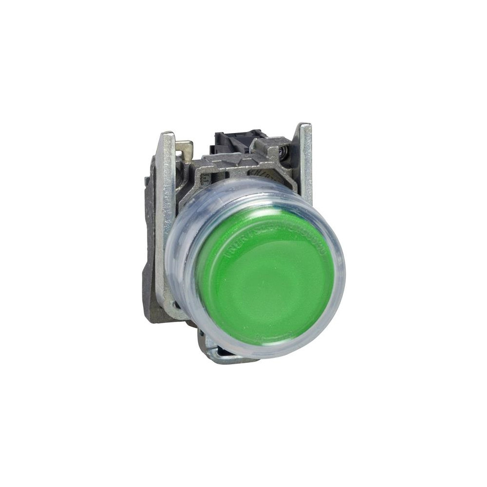 Produktbild för Schneider Electric XB4, Knapp, Grön, Not compatible with leg...