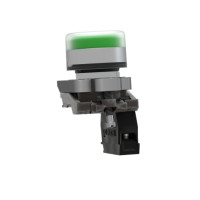 Produktbild för Schneider Electric XB4, Knapp, Grön, Not compatible with leg...
