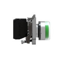Produktbild för Schneider Electric XB4, Knapp, Grön, Not compatible with leg...