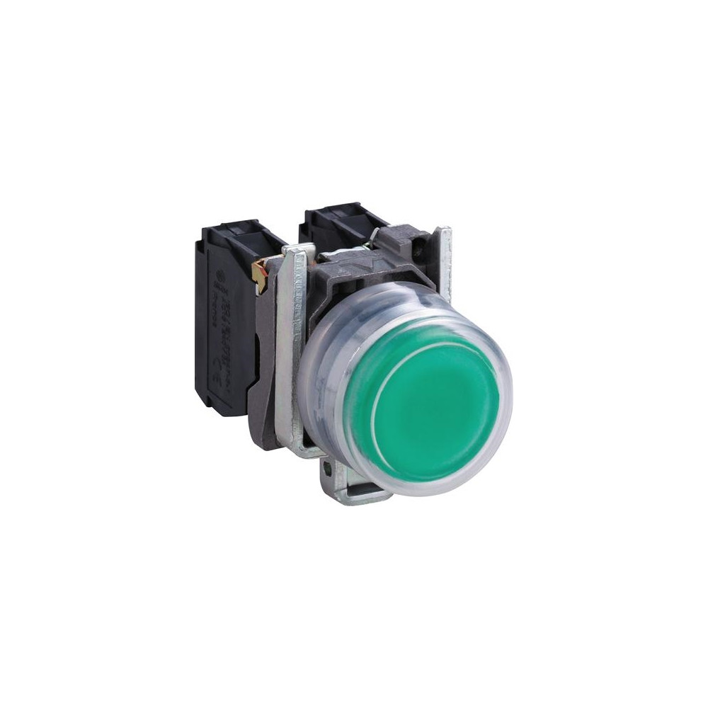 Produktbild för Schneider Electric XB4, Knapp, Grön, Not compatible with leg...