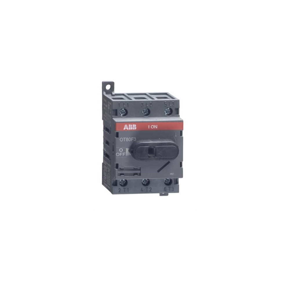 Produktbild för ABB OT80F3, 3P, Ledningsført, Sort, IEC 60947-3 / UL 508 / C...