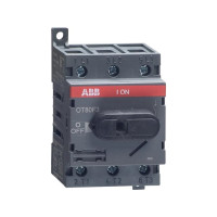 Produktbild för ABB OT80F3, 3P, Ledningsført, Sort, IEC 60947-3 / UL 508 / C...
