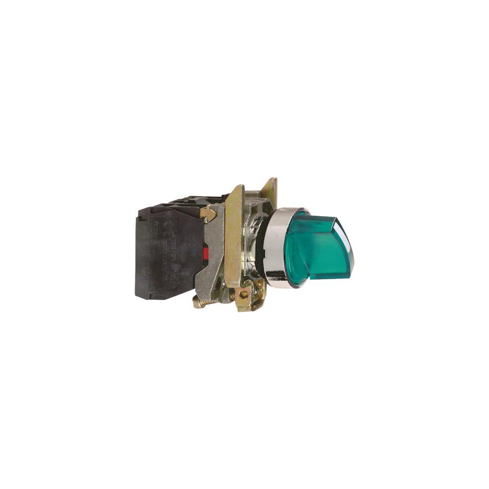 Produktbild för Schneider Electric XB4, Grön, IP66, IK06, 30 mm, 68 mm, 47 m...