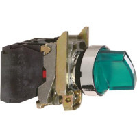 Produktbild för Schneider Electric XB4, Grön, IP66, IK06, 30 mm, 68 mm, 47 m...