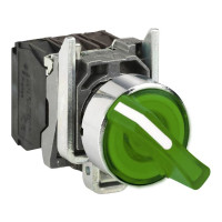 Produktbild för Schneider Electric XB4, Grön, IP66, IK06, 30 mm, 68 mm, 47 m...