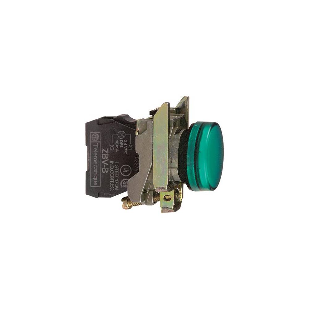Produktbild för Schneider Electric XB4BVM3, Grön, IP66, CSA, 230-240 V, 2,2...