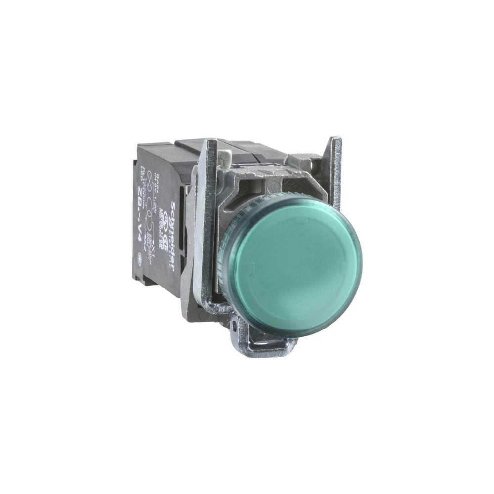 Produktbild för Schneider Electric XB4BVM3, Grön, IP66, CSA, 230-240 V, 2,2...