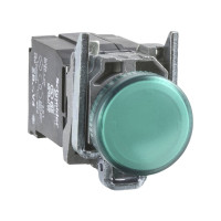Produktbild för Schneider Electric XB4BVM3, Grön, IP66, CSA, 230-240 V, 2,2...