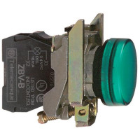 Produktbild för Schneider Electric XB4BVM3, Grön, IP66, CSA, 230-240 V, 2,2...