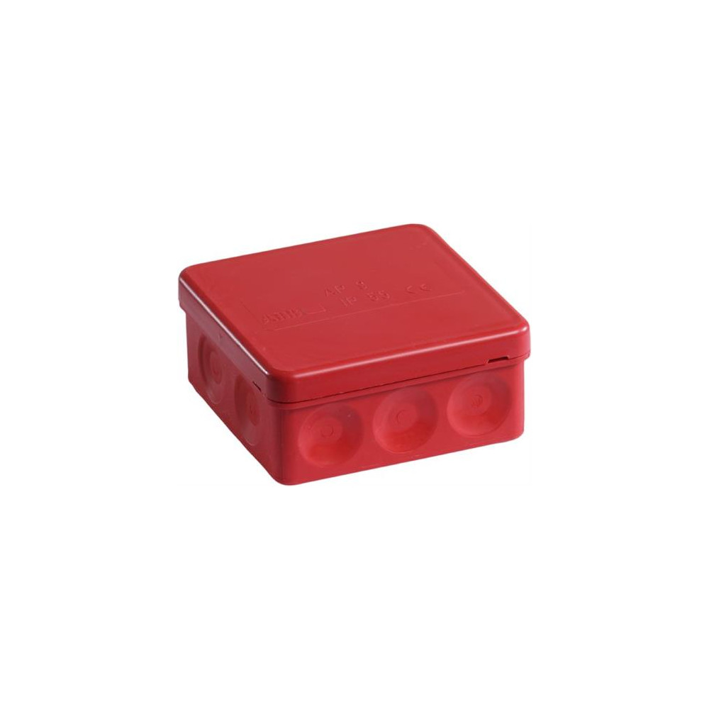 Produktbild för ABB Kopplingsbox AP9 2.5 med 10 membran hxbxd: 39x85x85 mm I...