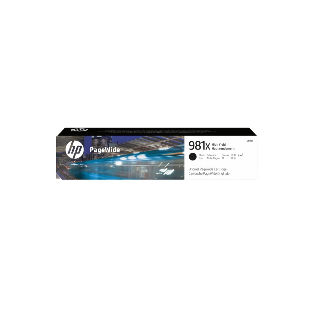 Produktbild för HP 981X - Lång livslängd - svart - original - PageWide - bläckpatron