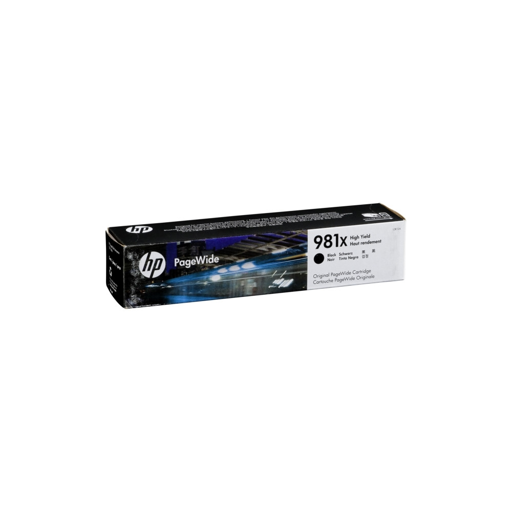 Produktbild för HP 981X - Lång livslängd - svart - original - PageWide - bläckpatron