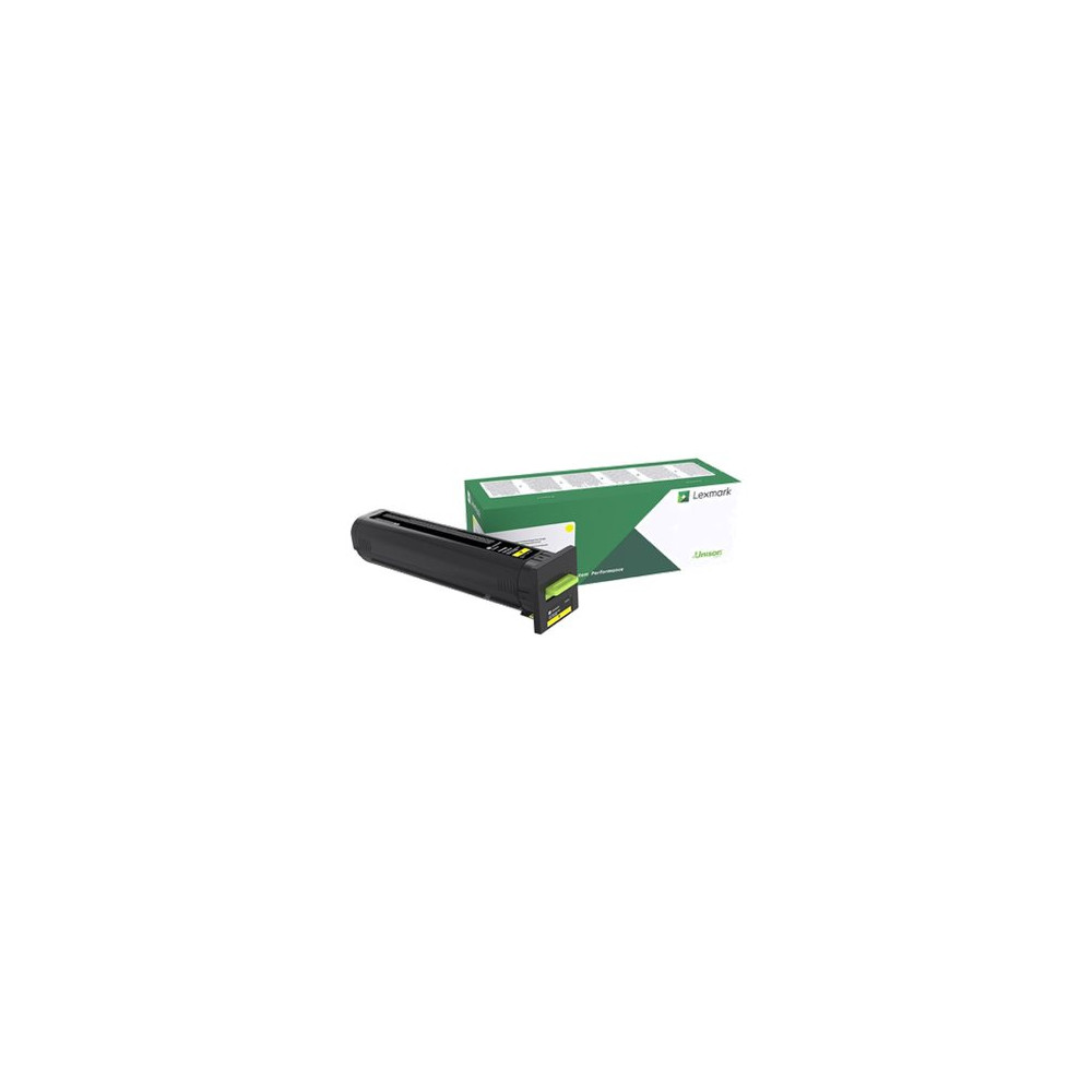 Produktbild för Lexmark - gul - original - tonerkassett - LCCP, LRP