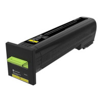 Produktbild för Lexmark - gul - original - tonerkassett - LCCP, LRP