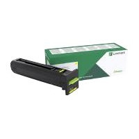Produktbild för Lexmark - gul - original - tonerkassett - LCCP, LRP