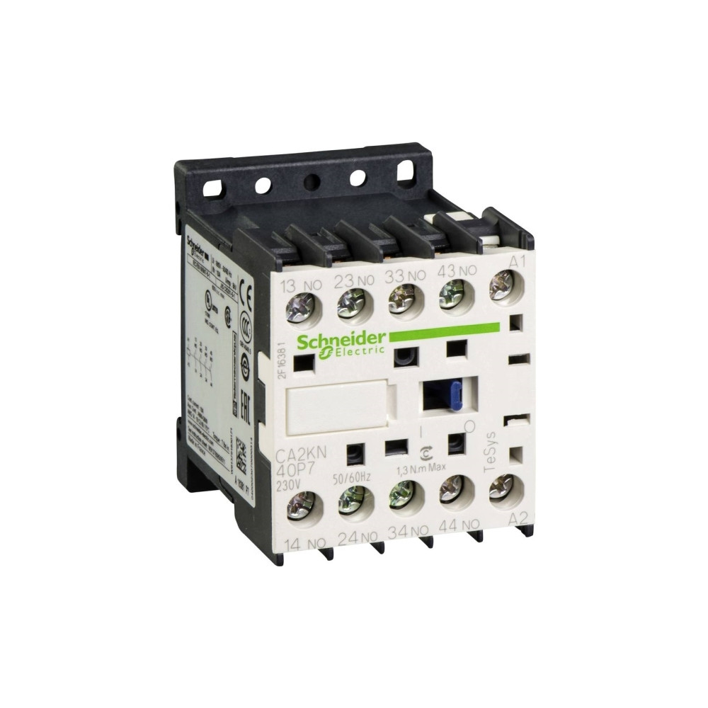 Produktbild för Schneider Electric CA2KN40P7, Svart, Vit, 17 V, 58 x 45 x 57...