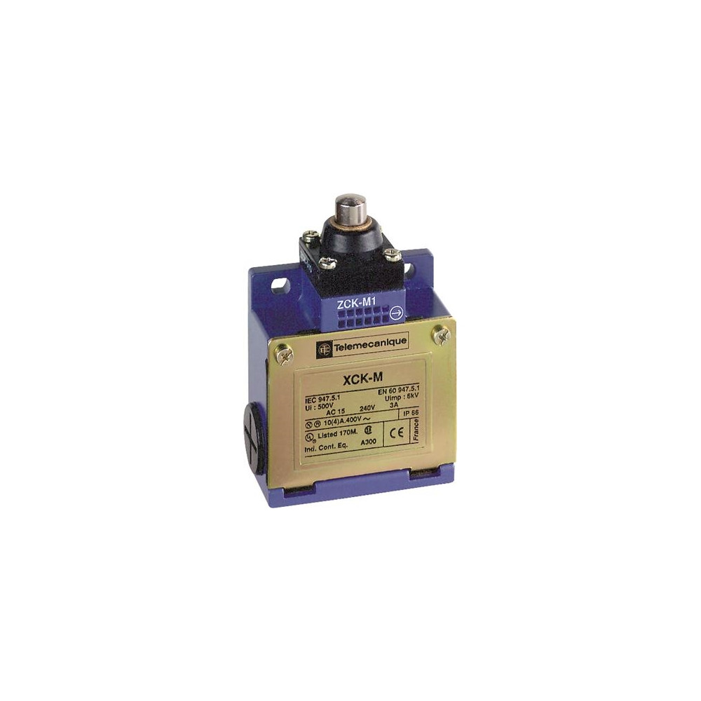 Produktbild för Schneider Electric XCKM110H29, Kabel, Zamak, IP66, Blå, CCC...